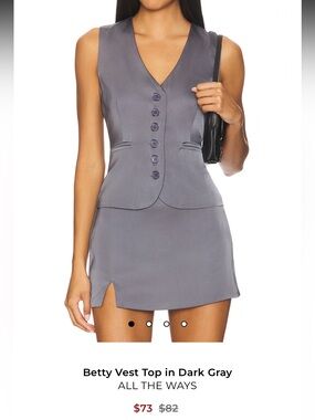 90s style adjustable satin vest
